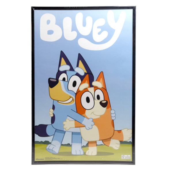 FRAMED POSTER BLUEY HUG 14.725 X 22.375 *10.99* FRAMED POSTER BLUEY HUG 14.725 X 22.375 *10.99*