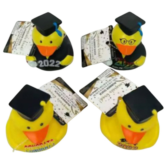 GRADUATION PVC DUCK 4AST IN 24PC PDQ GRADUATION PVC DUCK 4AST IN 24PC PDQ
