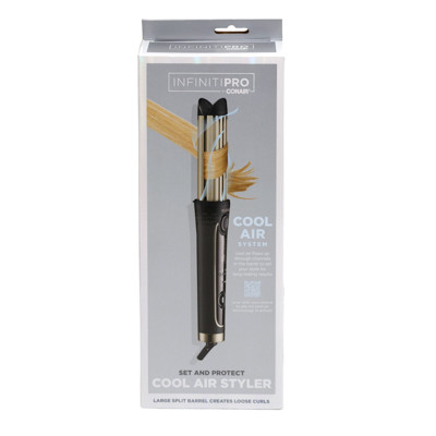 CONAIR COOL AIR STYLER 1.5IN CERAMIC MULTI FUNCTIONAL IRON INFINITI PRO BILINGUAL/5PANEL BOX PEGGABLE *37.99*
