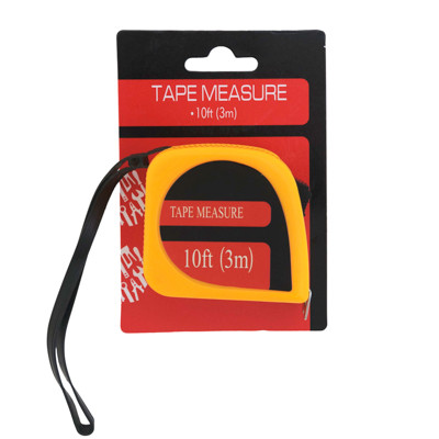 TAPE MEASURE 10FT RETRACTABLE/HRD TCD