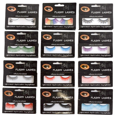 FALSE EYELASHES 12AST NOVELTY STYLES IN WINDOW BOX