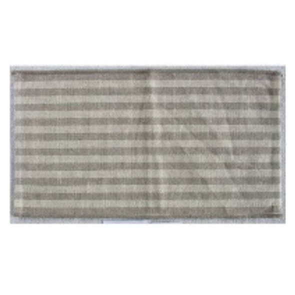 PILLOW 14X20 STRIPED LUMBAR WOVEN BEIGE COTTON