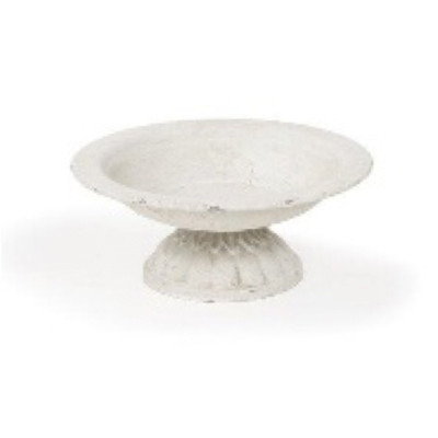 PEDESTAL 6X6X2.25 CHIPPY WHITE