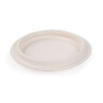 CANDLE DISH 6.25X6.25 WHITE