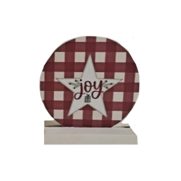 TABLETOP DECOR 3.5X1.5X4.25 ROUND JOY GREENS&PRESENTS