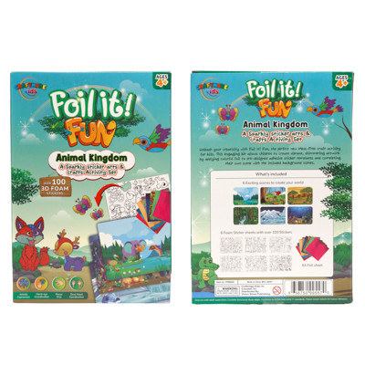 FOIL IT FUN! ANIMAL KINGDOM STICKER ARTS & CRAFTS ACTIVITY SET