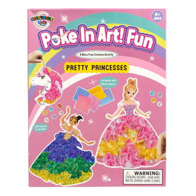 POKE IN ART! FUN PRETTY PRINCESSES CREATIVE ACTIVITY SET