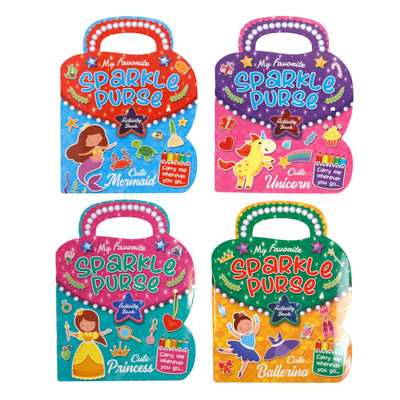 MY FAVORITE SPARKLE PURSE 32 PG 4 ASSORTED IN COUNTER DISPLAY REF #7071
