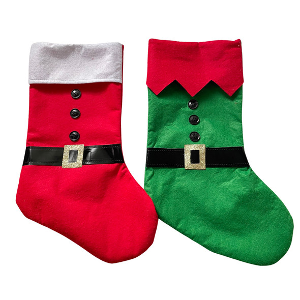 STOCKING SANTA/ELF BELT W/BUTTONS 18IN JHOOK/HT