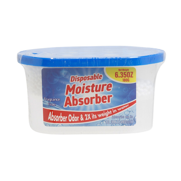 MOISTURE ABSORBER DEHUMIDIFIER 6.35OZ DISPOSABLE