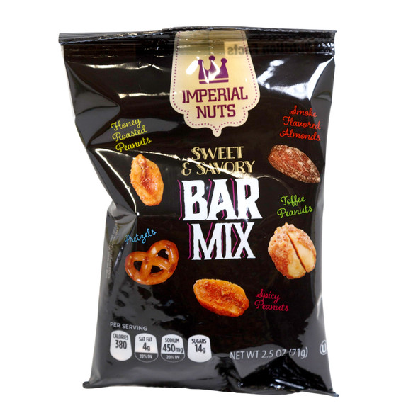 NUTS BAR MIX 2.5OZ SWEET&SAVORY