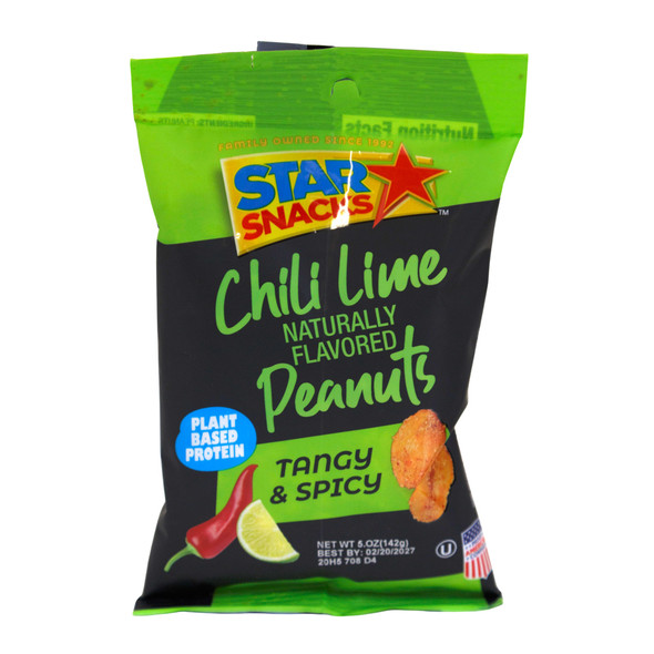 NUTS CHILI LIME PEANUTS 5OZ