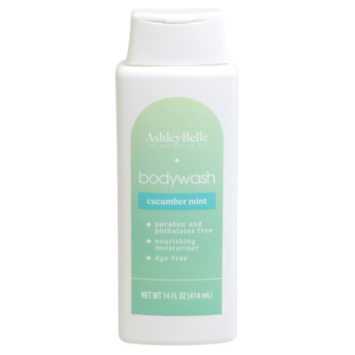 BODY WASH 14OZ CUCUMBER MINT ASHLEY BELLE