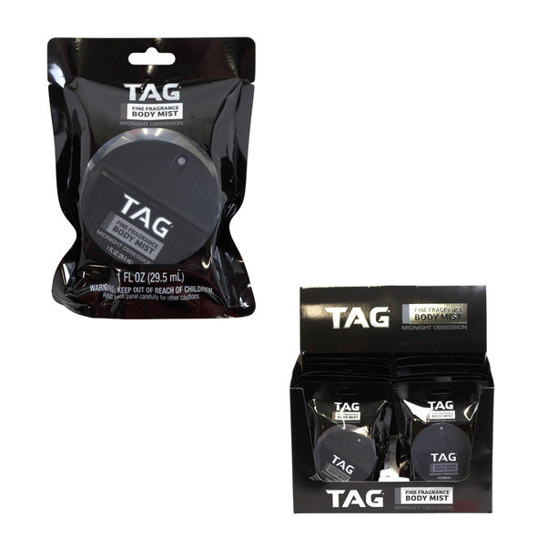 TAG MENS BODY MIST 1OZ BLACK