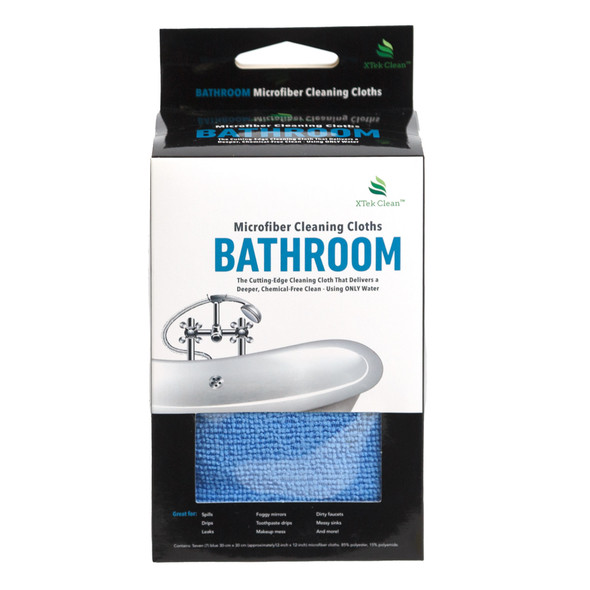XTEK CLEAN KITCHEN MICROFIBER CLEANING CLOTHS 7PC BLUE REF #XT1001