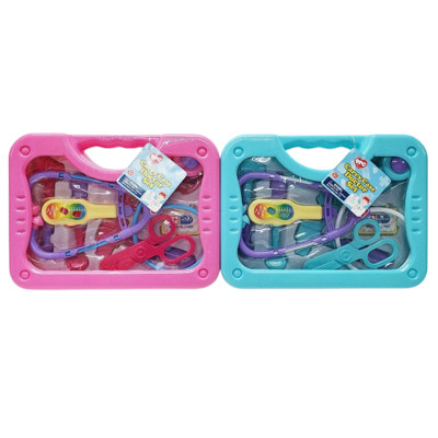 DOCTOR 9PC CARRY CASE PLAYSET PINK OR BLUE/HT