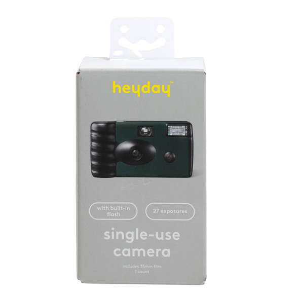HEYDAY SINGLE-USE CAMERA INCLUDES 35MM FILM 27 EXPOSURES *20.00* GREEN