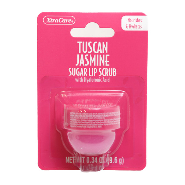 LIP SCRUB .34OZ TUSCAN JASMINE JAR SPA LUXURY CARDED