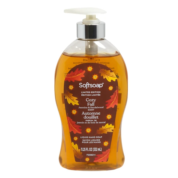 SOFTSOAP LIQUID HAND SOAP LIMITED EDITION COZY FALL JASMINE & SANDALWOOD SCENT SCENT 11.25 OZ