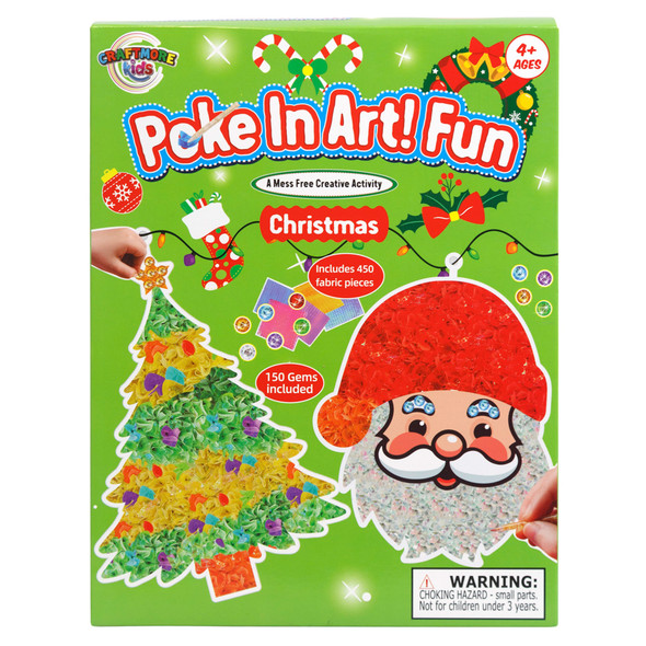 CHRISTMAS POKE IN ART FUN KIT