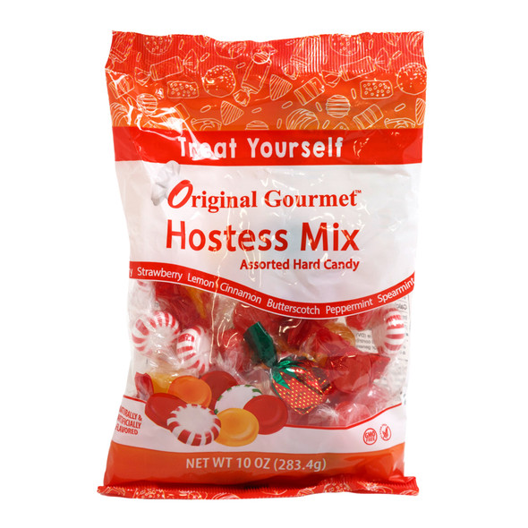 HOSTESS MIX ASSORTED HARD CANDY 10 OZ PEG BAG