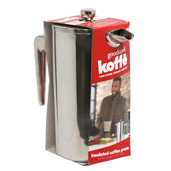 COFFEE FRENCH PRESS 8CUP KOFFE THERMAL GOOD COOK STAINLESS STEEL