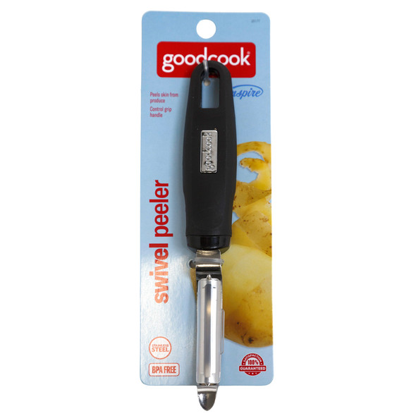 PEELER SWIVEL INSPIRE GOODCOOK STAINLESS STEEL CARDED