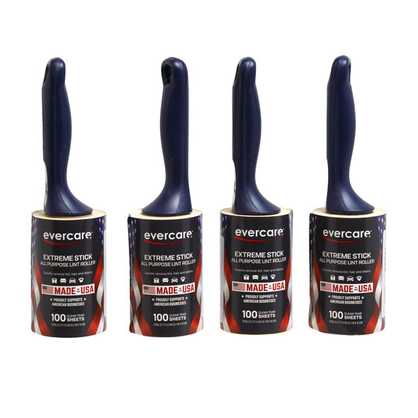 LINT ROLLER 4PK 100LAYER BUTLER-EVERCARE