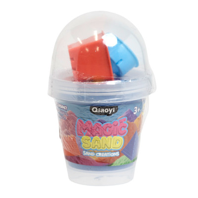 MAGIC SAND W/3 MOLDING TOOLS 230G/4AST STYLES