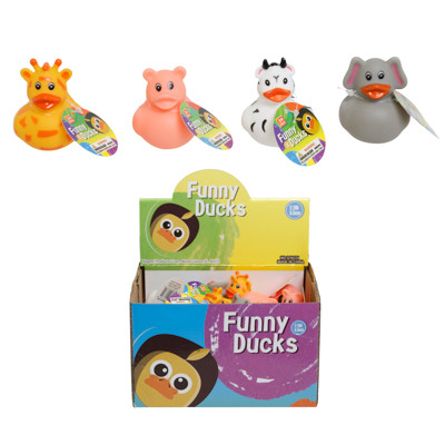 EVERYDAY DUCKS MINI 2.2IN 4AST STYLES IN 24PC PDQ/HT
