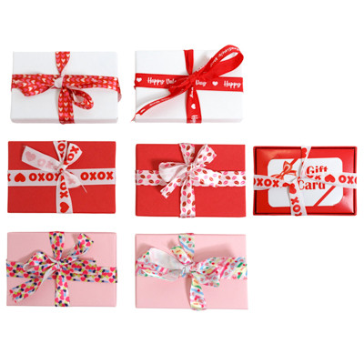 RIBBON VALENTINE .6INX3YD ROLL 6AST PRINTS IN 36PC PDQ