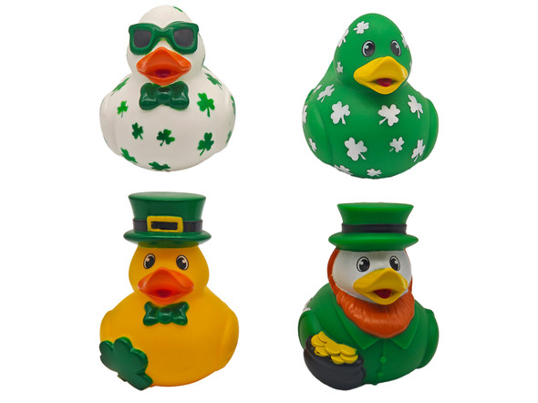 DUCK ST PAT NOVELTY PVC 4AST IN 24PC PDQ