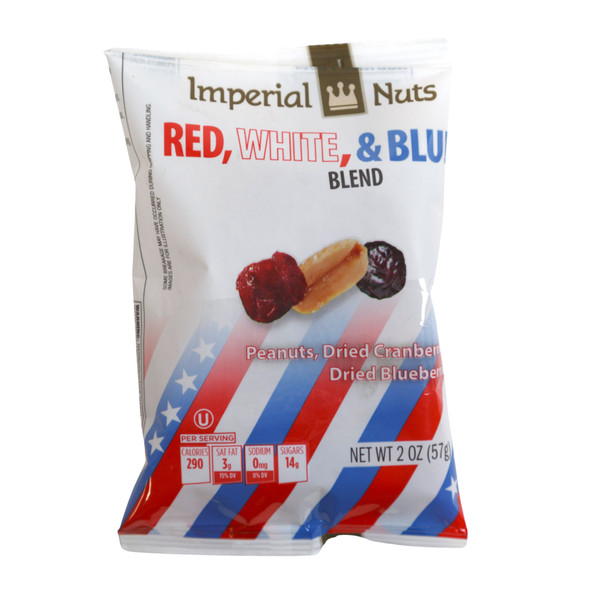 NUTS RED, WHITE, BLUE BLEND 2 OZ