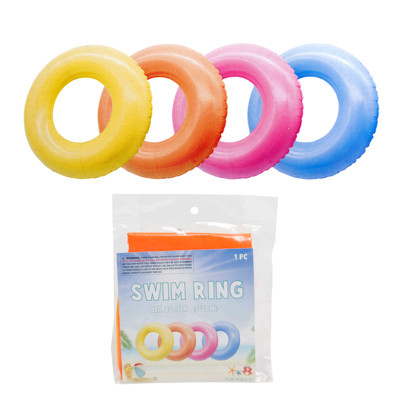 SWIM RING 20IN 4AST COLORS INSERT/OPP BAG