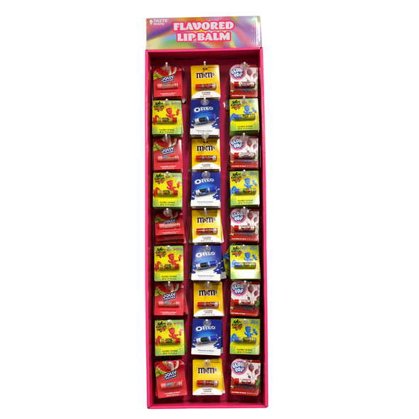 LIP BALM CANDY FLAVORED 150 CT 6 ASSORTED #AS00364Q POWER PANEL - USA ONLY NO EXPORT