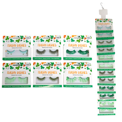 EYELASHES FAUX ST PAT 6AST STYLES EA WINDOW BOXED ON 12PC DISP STRIP