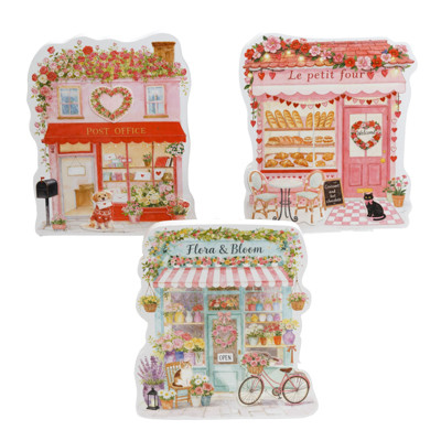 TABLE DECOR MDF VALENTINE VINTAGE SHOP 3AST