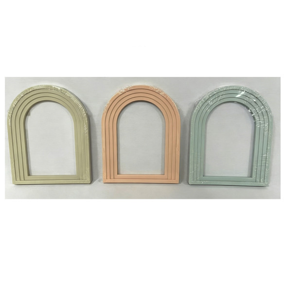 FRAME PLASTIC ARCH 4X6 3AST COLORS/UPC LABEL
