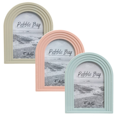 FRAME PLASTIC ARCH 4X6 3AST COLORS/UPC LABEL