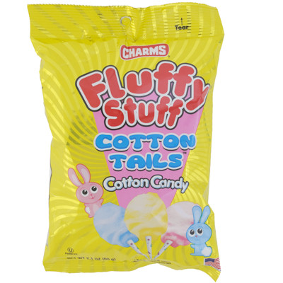FLUFFY STUFF COTTON TAILS 2.1 OZ COUNTER DISPLAY PEG BAG