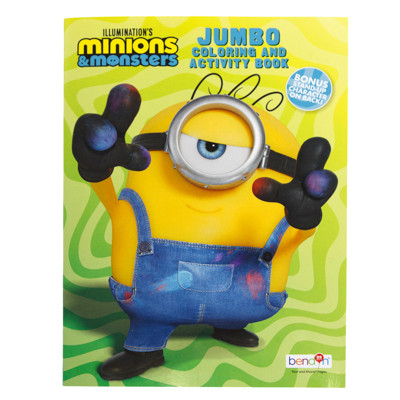 COLORING BOOK MINIONS IN 24PC DISPLAY BOX SELL IN USA ONLY