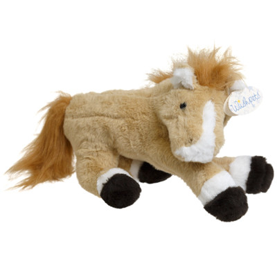 PLUSH 13IN LAYING HORSE CHESTNUT (10.00)