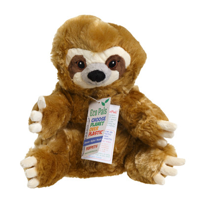 PLUSH PUPPET 11IN SLOTH (10.00)