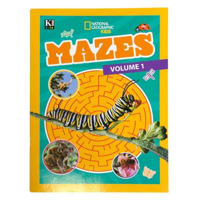 NATIONAL GEOGRAPHIC KIDS MAZES 2 ASST COUNTER DISPLAY