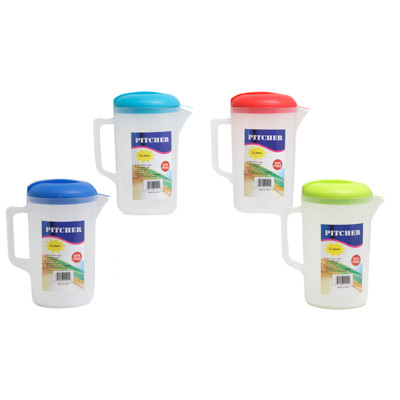 PITCHER 2 LITER 4 ASSORTED COLORS