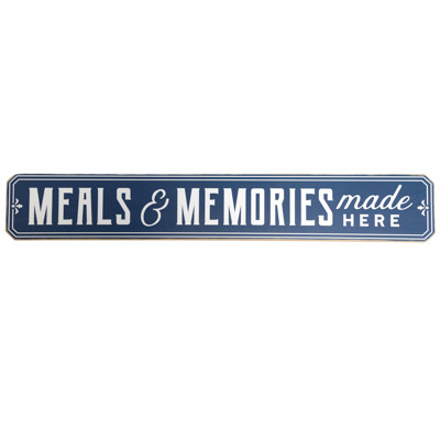 WALL DECOR 28.26X4.71 MEAL AND MEMORIES MDF WOOD DIE CUT