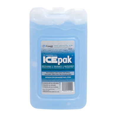 ICE PAK HARD SHELL REUSABLE 3.8X6.9 IN 24PC PDQ DISPLAY