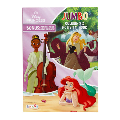 COLORING BOOK DISNEY PRINCESS 24PC COUNTER DISPLAY SELL IN USA ONLY