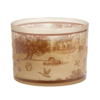 CANDLE 14OZ 4.5X3.25 CABIN PINE SOY WAX/GLASS/COTTON