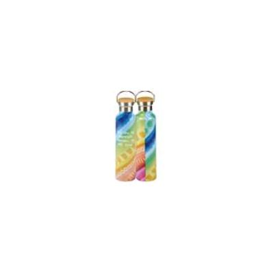 INSULATED BOTTLE 25OZ 2.75X11.25 MY FAVORITE STAINLESS STEEL/BAMBOO
